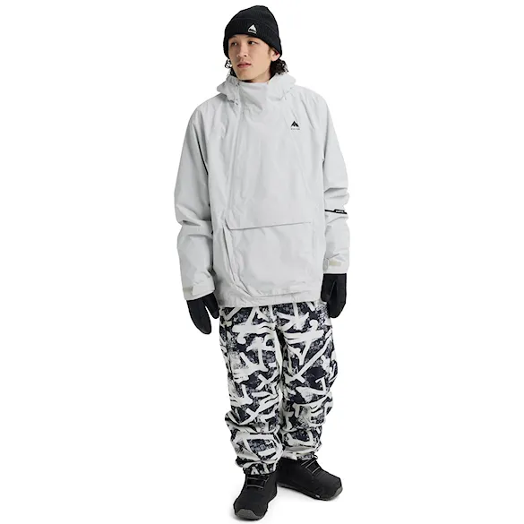 Bunda na snowboard Burton Reserve Relaxed 2L Anorak gray cloud 2026 - 10