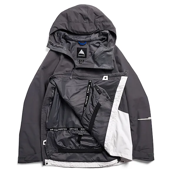Bunda na snowboard Burton Reserve Relax Anorak gotham gray/gray cloud 2027 - 6