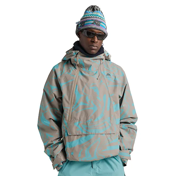 Kurtka snowboardowa Burton Reserve Relax Anorak liquid mineral 2027 - 1