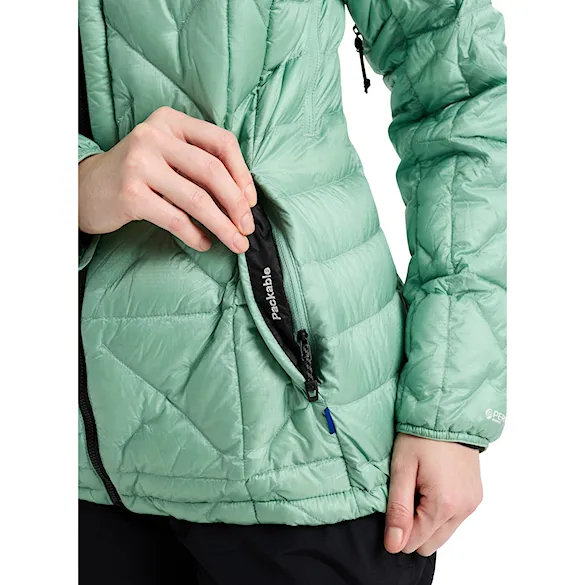 Snowboard Jacket Burton Wms [ak] Baker Hooded Down Insulated soft sage 2026 - 6