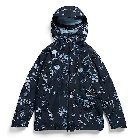 Bunda na snowboard Burton Wms Ak Gore-Tex Cyclic Jacket cyanotype floral 2027 - 4