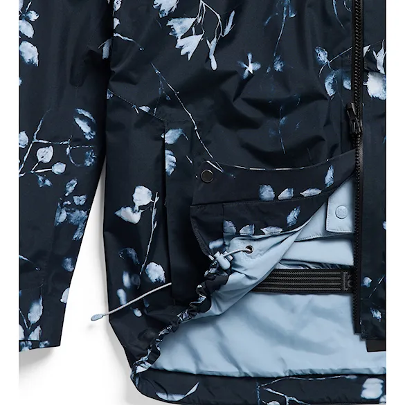 Bunda na snowboard Burton Wms Ak Gore-Tex Cyclic Jacket cyanotype floral 2027 - 8