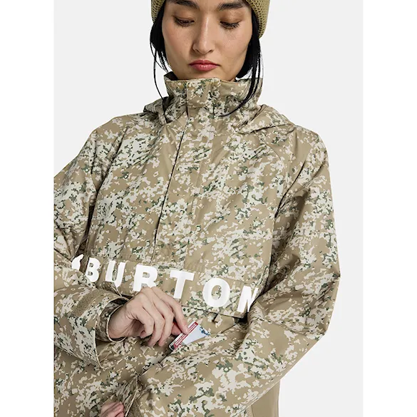 Snowboard Jacket Burton Wms Frostner Anorak snowfall camo/summit taupe 2025 - 7