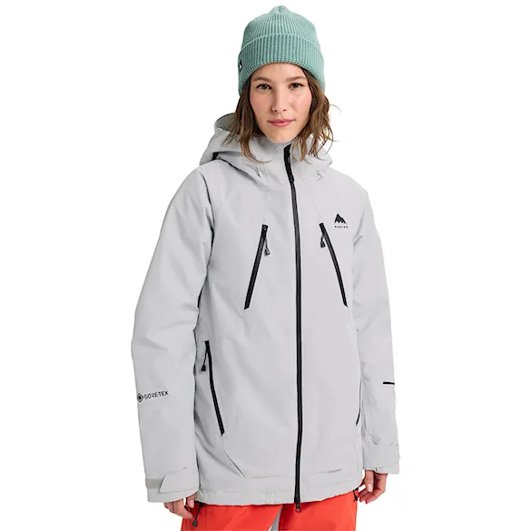 Kurtka snowboardowa Burton Wms GORE-TEX Reserve 2L Insulated Jacket grey cloud 2026 - 1