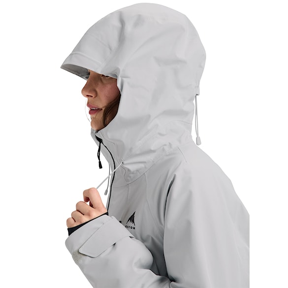 Kurtka snowboardowa Burton Wms GORE-TEX Reserve 2L Insulated Jacket grey cloud 2026 - 3