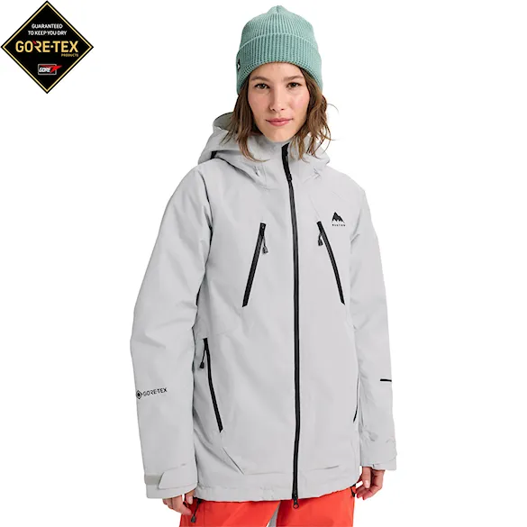 Snowboard Jacket Burton Wms GORE-TEX Reserve 2L Insulated Jacket grey cloud 2026 - 1