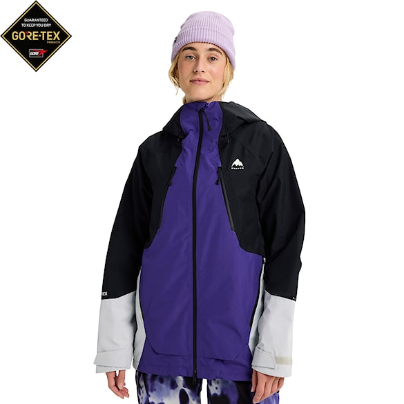Snowboard Jacket Burton Wms GORE-TEX Reserve 2L Jacket prism violet/true black/grey 2026 - 1