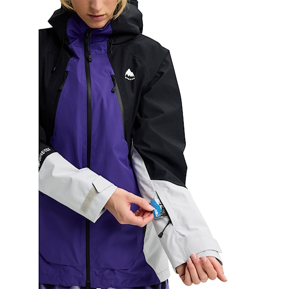 Snowboard Jacket Burton Wms GORE-TEX Reserve 2L Jacket prism violet/true black/grey 2026 - 5