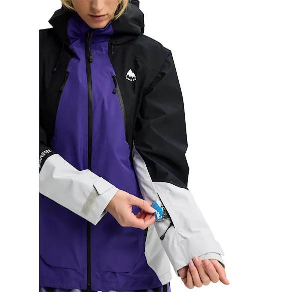 Bunda na snowboard Burton Wms GORE-TEX Reserve 2L Jacket prism violet/true black/grey 2026 - 5