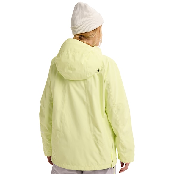Kurtka snowboardowa Burton Wms Reserve 2L Relaxed Anorak glow yellow green 2026 - 2