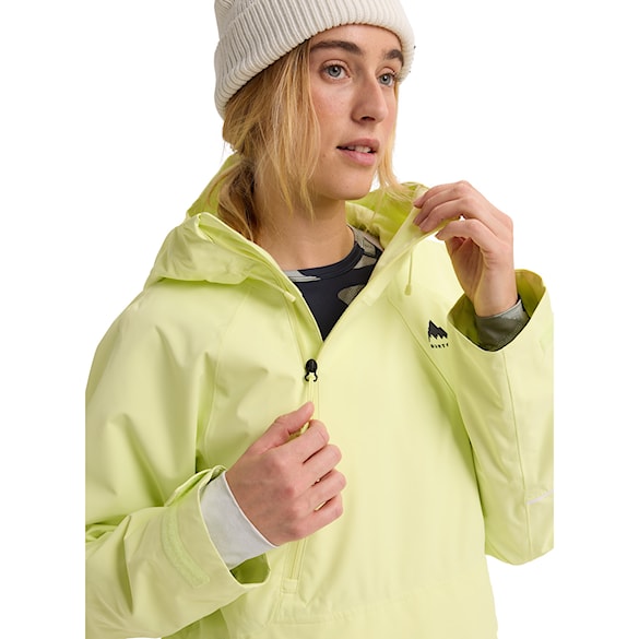 Kurtka snowboardowa Burton Wms Reserve 2L Relaxed Anorak glow yellow green 2026 - 3