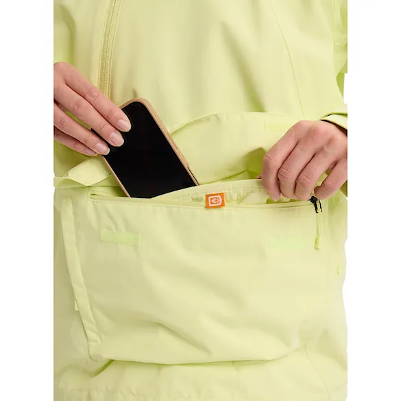 Kurtka snowboardowa Burton Wms Reserve 2L Relaxed Anorak glow yellow green 2026 - 8