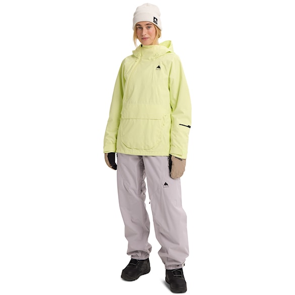 Kurtka snowboardowa Burton Wms Reserve 2L Relaxed Anorak glow yellow green 2026 - 10