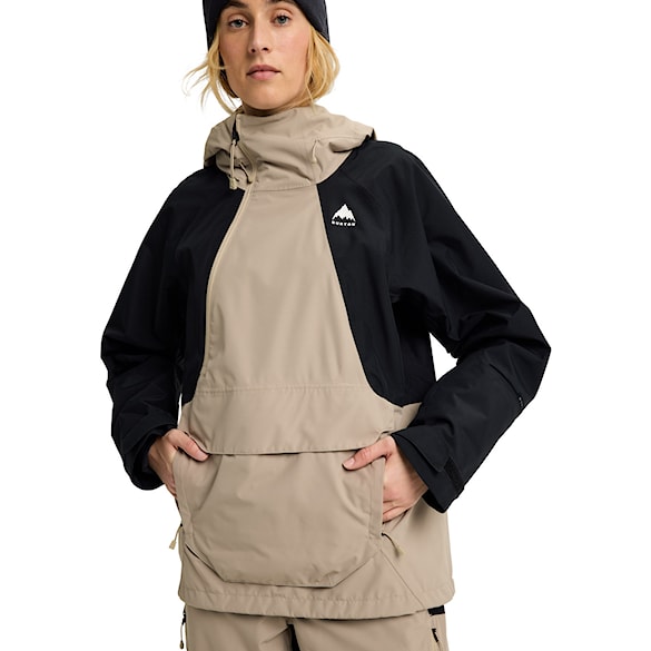Bunda na snowboard Burton Wms Reserve 2L Relaxed Anorak summit taupe/true black 2026 - 5