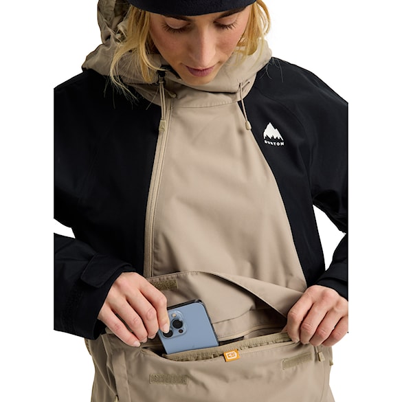 Bunda na snowboard Burton Wms Reserve 2L Relaxed Anorak summit taupe/true black 2026 - 6