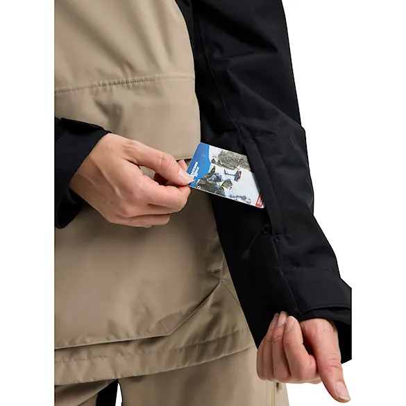 Bunda na snowboard Burton Wms Reserve 2L Relaxed Anorak summit taupe/true black 2026 - 8