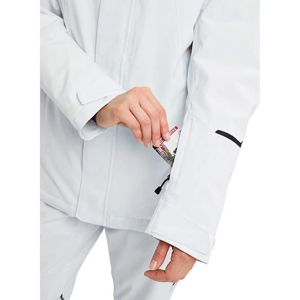 Kurtka snowboardowa Burton Wms Reserve 2L Stretch Insulated Slim Jacket stout white 2026 - 7