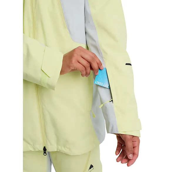 Snowboard Jacket Burton Wms Reserve 3 In 1 Jacket glow yellow green/grey cl 2026 - 7
