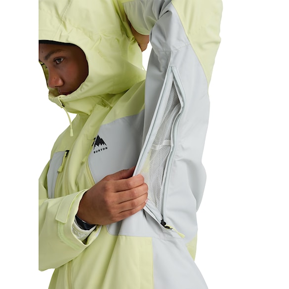 Kurtka snowboardowa Burton Wms Reserve 3 In 1 Jacket glow yellow green/grey cl 2026 - 9