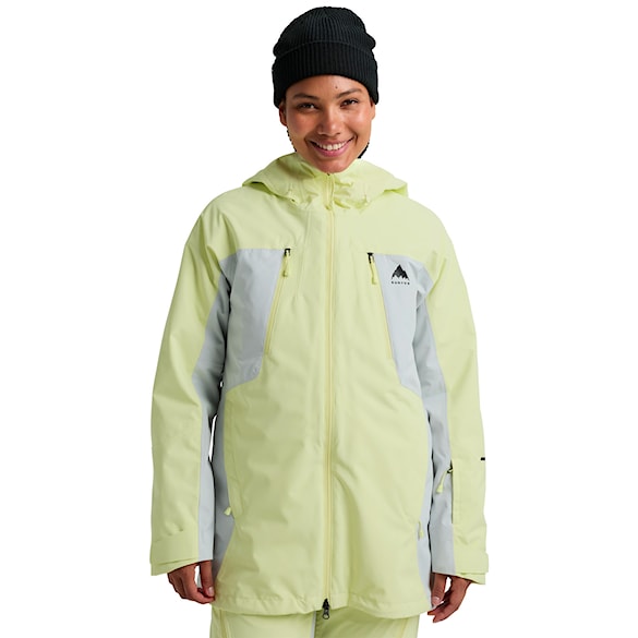 Kurtka snowboardowa Burton Wms Reserve 3 In 1 Jacket glow yellow green/grey cl 2026 - 1