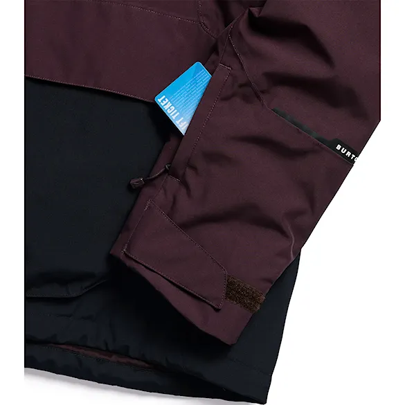 Kurtka snowboardowa Burton Wms Reserve Relax Anorak bear hug brown/true black 2027 - 4