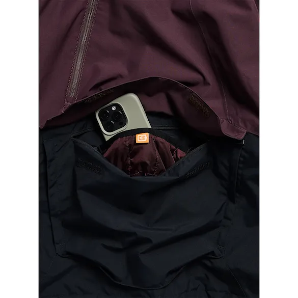 Kurtka snowboardowa Burton Wms Reserve Relax Anorak bear hug brown/true black 2027 - 5