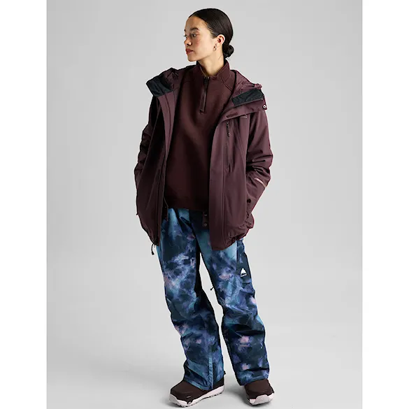 Kurtka snowboardowa Burton Wms Reserve Stretch Insulated Jacket bear hug brown 2027 - 3