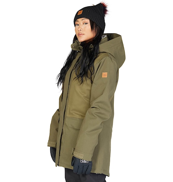 Snowboard Jacket DC Wms Panoramic Parka ivy green 2023 - 3