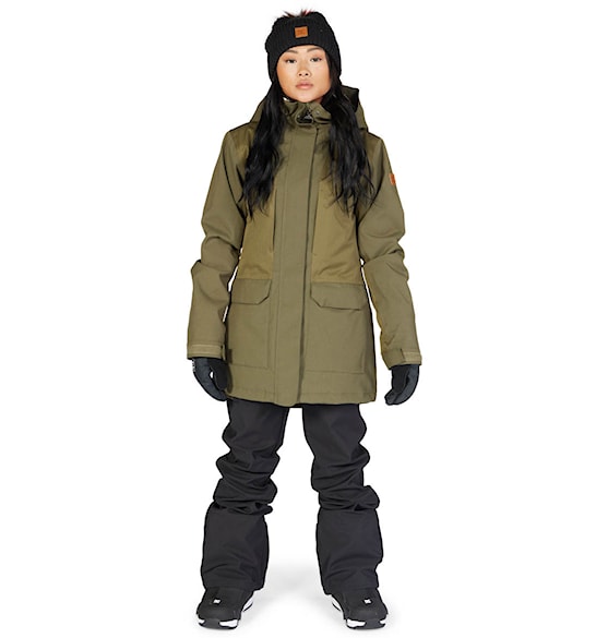 Snowboard Jacket DC Wms Panoramic Parka ivy green 2023 - 4