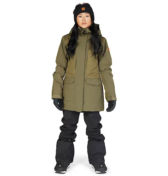 Snowboard Jacket DC Wms Panoramic Parka ivy green 2023 - 4