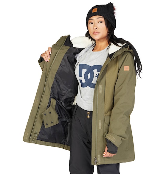 Snowboard Jacket DC Wms Panoramic Parka ivy green 2023 - 5