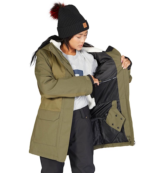 Snowboard Jacket DC Wms Panoramic Parka ivy green 2023 - 6