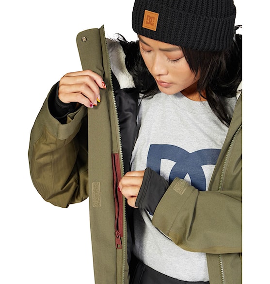 Snowboard Jacket DC Wms Panoramic Parka ivy green 2023 - 7