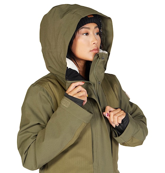Snowboard Jacket DC Wms Panoramic Parka ivy green 2023 - 8
