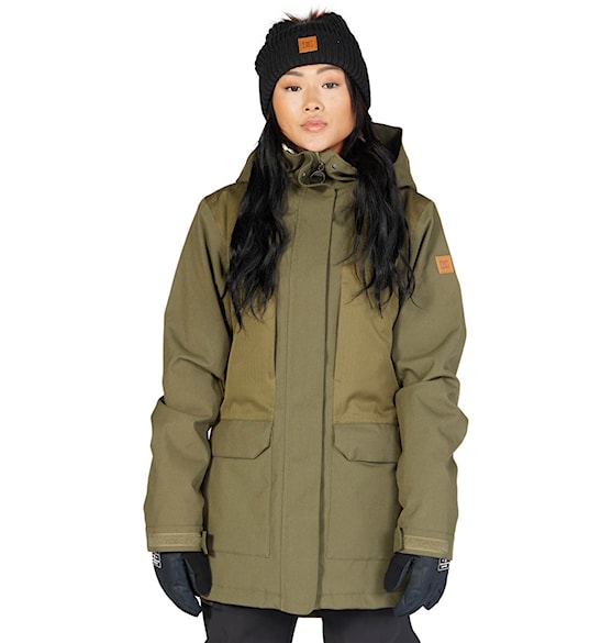 Snowboard Jacket DC Wms Panoramic Parka ivy green 2023 - 1