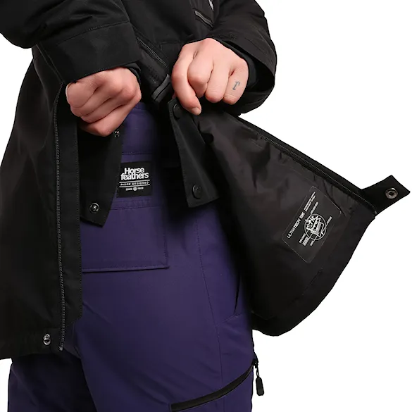 Bunda na snowboard Horsefeathers Fiora black 2027 - 5