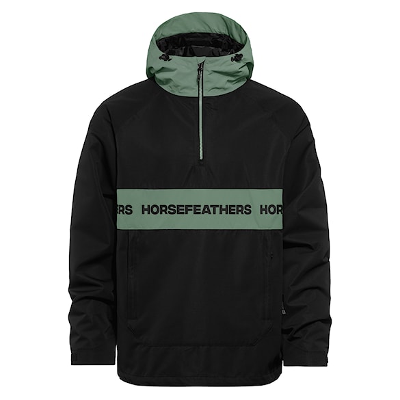 Bunda na snowboard Horsefeathers Gordie black/iceberg green 2026 - 2