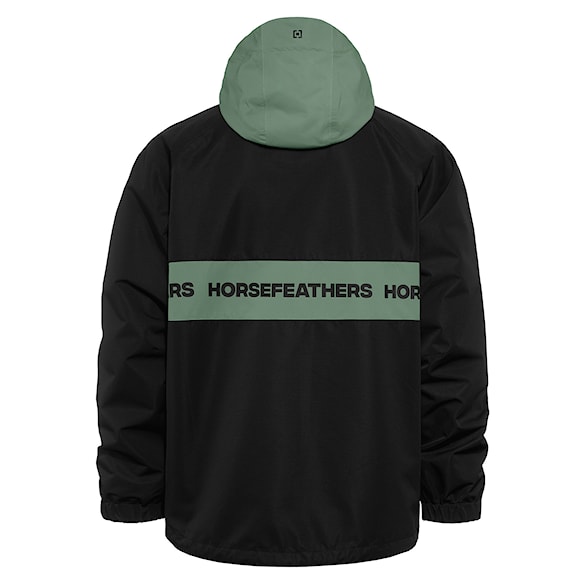 Bunda na snowboard Horsefeathers Gordie black/iceberg green 2026 - 3
