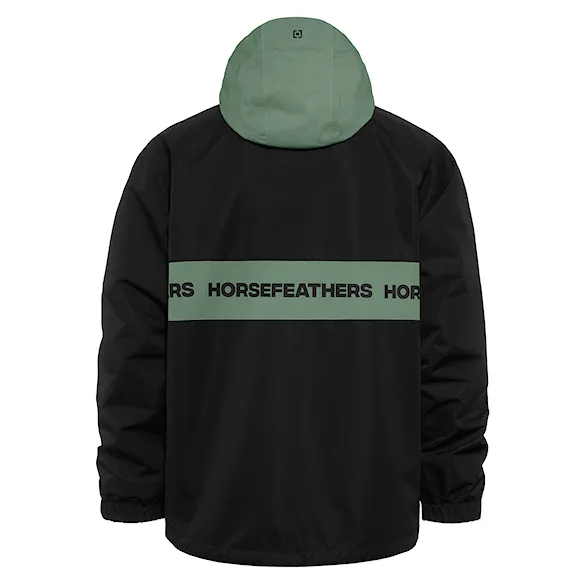 Bunda na snowboard Horsefeathers Gordie black/iceberg green 2026 - 3