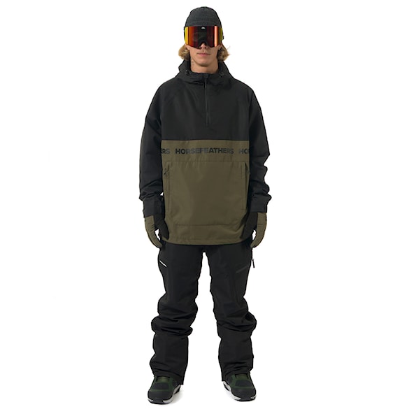 Kurtka snowboardowa Horsefeathers Gordie black/olive night 2026 - 6