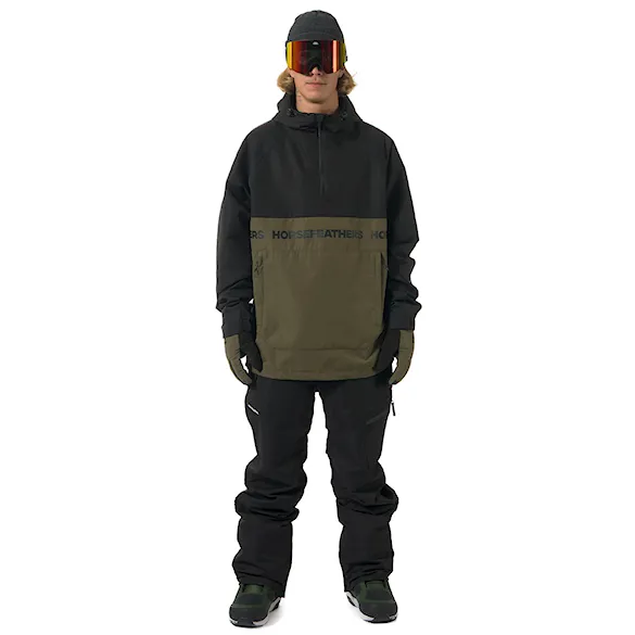 Bunda na snowboard Horsefeathers Gordie black/olive night 2026 - 6