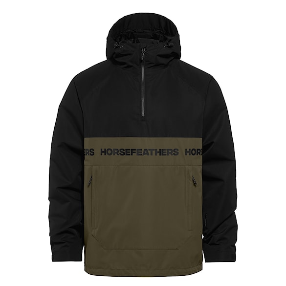 Kurtka snowboardowa Horsefeathers Gordie black/olive night 2026 - 2