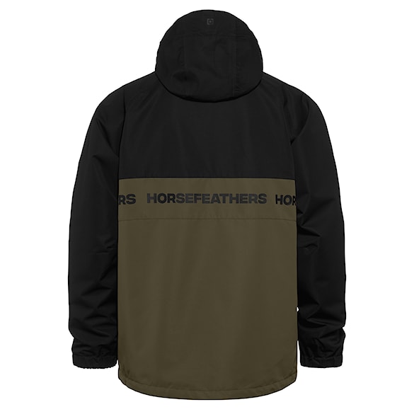 Kurtka snowboardowa Horsefeathers Gordie black/olive night 2026 - 3