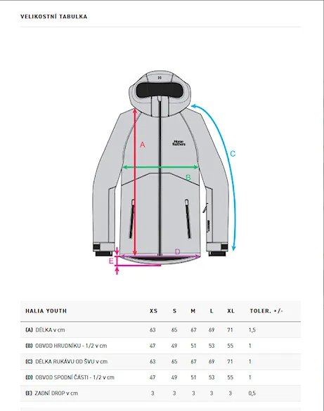 Bunda na snowboard Horsefeathers Halia Youth blue haze 2025 - 3