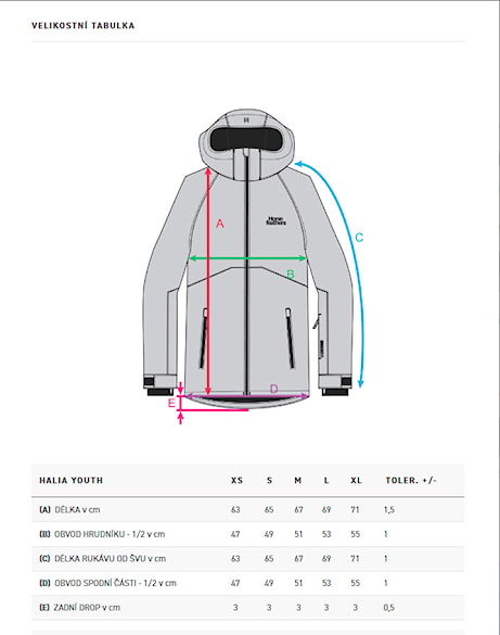 Bunda na snowboard Horsefeathers Halia Youth malaga 2025 - 3