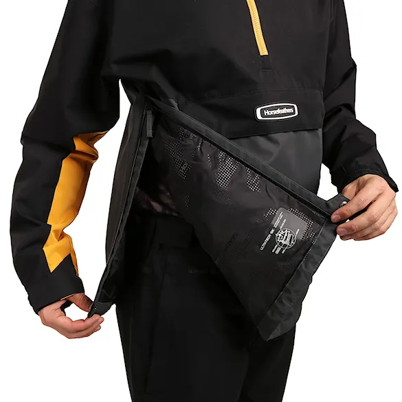 Bunda na snowboard Horsefeathers Heston black/yellow blaze 2027 - 5
