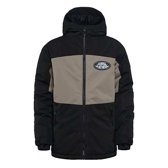 Kurtka snowboardowa Horsefeathers Juno Youth black/taupe 2026 - 1