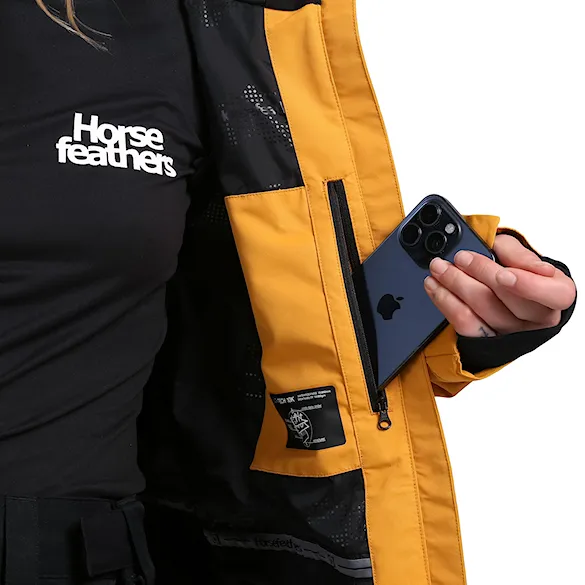 Bunda na snowboard Horsefeathers Kira yellow blaze 2027 - 5