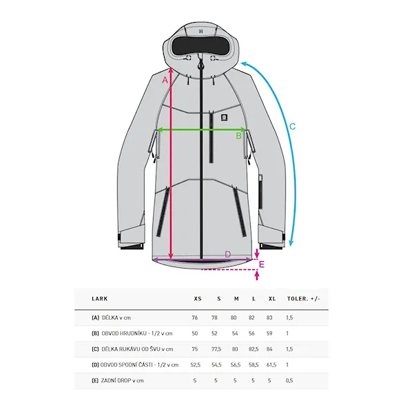 Bunda na snowboard Horsefeathers Lark peach 2026 - 3