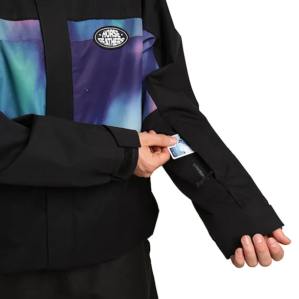 Bunda na snowboard Horsefeathers Morris black/aurora 2027 - 11